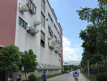 精密五金電子廠廣東長盈環(huán)?？照{(diào)安裝案例