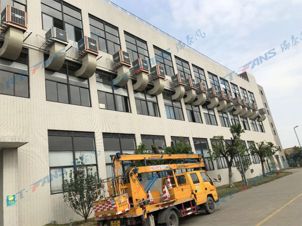 瑞泰風(fēng)車(chē)間降溫通風(fēng)設(shè)備案例圖